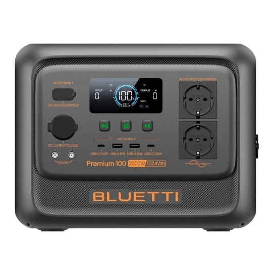 Зарядна станція Bluetti Premium 100 V2 2000W (1024 Вт/ч)