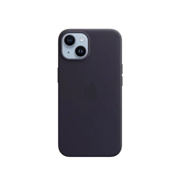 Чохол для смартфона Apple iPhone 14 Leather Case with MagSafe - Ink (MPP63)