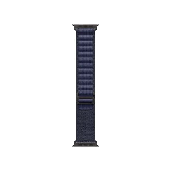 Ремінець Apple Alpine Loop Navy - Black Titanium Finish для Watch 44/45/46/49mm - Small (MYPW3)