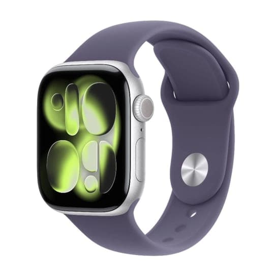 Смарт-годинник Apple Watch Series 11 GPS + Cellular 42mm Aluminium Silver Case with Purple Fog Sport Band - M/L