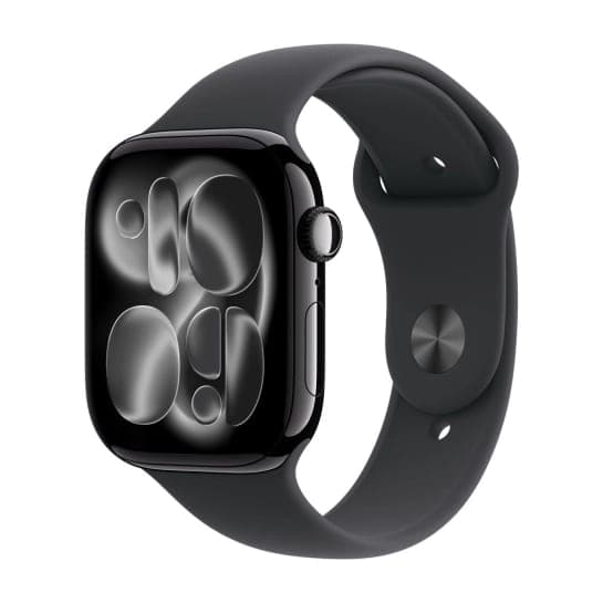 Смарт-годинник Apple Watch Series 11 GPS + Cellular 46mm Aluminium Jet Black Case with Black Sport Band - M/L