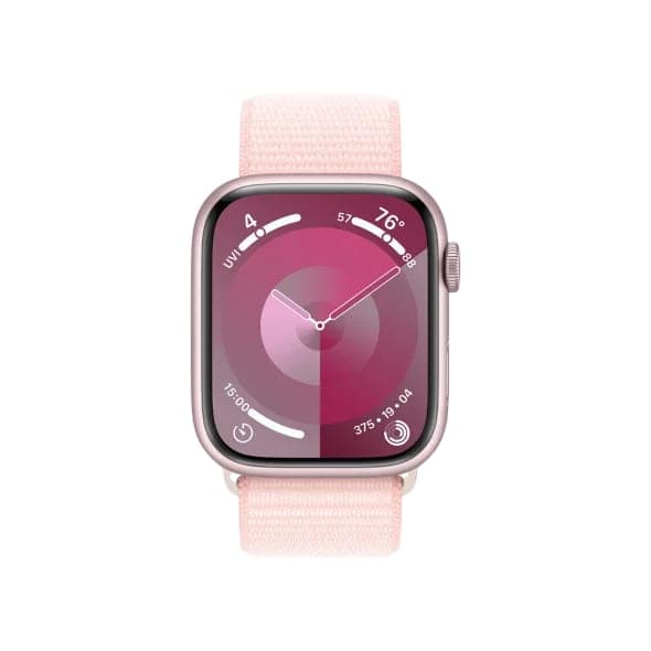 Смарт-годинник Apple Watch Series 9 GPS 45mm Pink Aluminum Case w. Light Pink S. Loop (MR9J3)