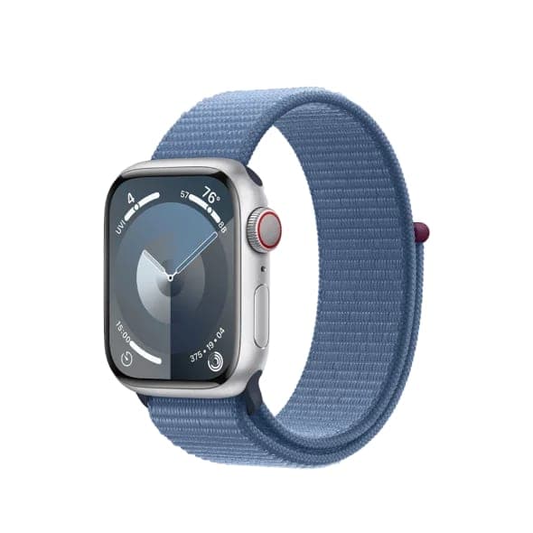 Смарт-годинник Apple Watch Series 9 GPS 41mm Silver Aluminum Case with Winter Blue Sport Loop (MR923)