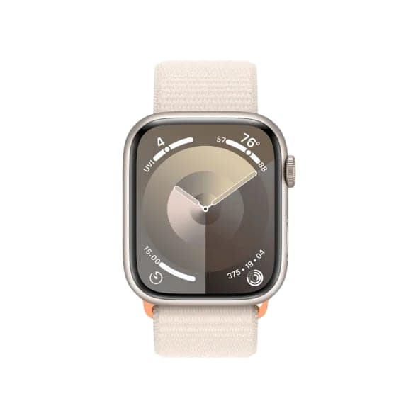 Смарт-годинник Apple Watch Series 9 GPS 45mm Starlight Aluminum Case w. Starlight Sport Loop (MR983)