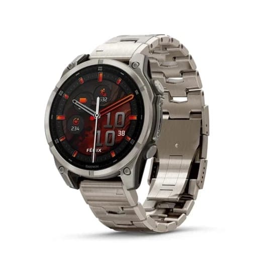 Смарт-годинник Garmin Fenix 8 AMOLED 47mm Sapphire Titanium with Vented titanium bracelet